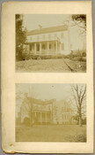 Two images depict Oak Lawn, the summer home of Thomas Wilson (1815-1894). The house was located on the estate of Huntingdon (also written as Huntington) in what is now the Waverly neighborhood of Baltimore, Maryland. Thomas Wilson's father, James Wilson (1775-1851), built the house circa 1836 on an 80-acre tract of land he acquired in…