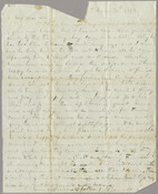 James Barroll to his son John Leeds Barroll, discussing how he hopes he will be home soon. John Leeds Barroll was in the Confederate capitol of Richmond, Virginia after publishing a newspaper article that was found treasonous by federal authorities. The Barroll family was a prominent Kent County family in the 19th and 20th centuries.