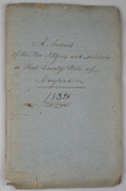 A census of the free Black population living in Kent County, Maryland, conducted on behalf of the Maryland State Colonization Society. Taken by the local sheriffs, these records list information such as name, age, and sex. Founded in 1827, the Maryland State Colonization Society was the state branch of the American Colonization Society, which was…