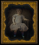 Daguerreotype portrait of an unidentified child.