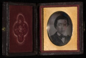 Daguerreotype portrait of J. N. Brown.