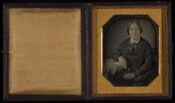 Daguerreotype portrait of an unidentified woman.