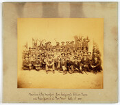 Members of the Maryland Line Confederate Soldiers' Home and their friends at Pen Mar, a town on the border of Pennsylvania and Maryland. The facility that became the Maryland Line Confederate Soldiers' Home in Pikesville, Baltimore County, Maryland, dates back to 1818, when it was a Federal Arsenal. In 1888 it was converted into a…