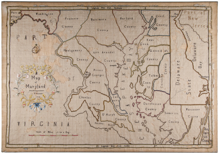 A Map of Maryland