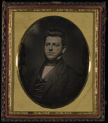 Daguerreotype portrait of William Gardner Graver (1850-1884). Graver was the brother of Ella Graver.
