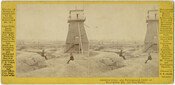 View of the marine observatory tower in Federal Hill, Baltimore, Maryland. The observatory and tower were built in 1795 by Captain David Porter so that ships' arrivals could be signaled to residents and merchants.