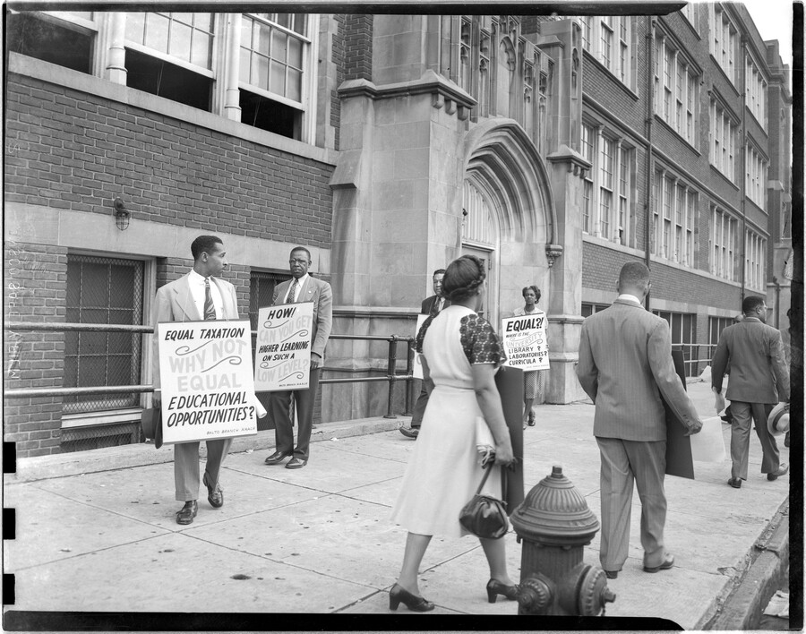 Protesting segregation of teacher training programs